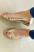 Eleonora | Sandalias doradas Luce d'Estate