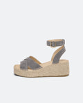 Croix Velour High - gris piedra