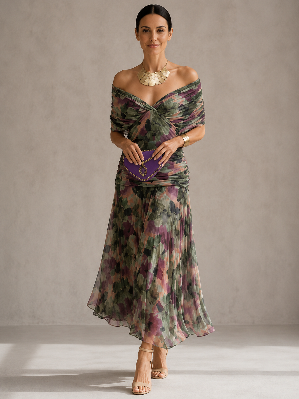 Hendrika | Vestido de noche color coral