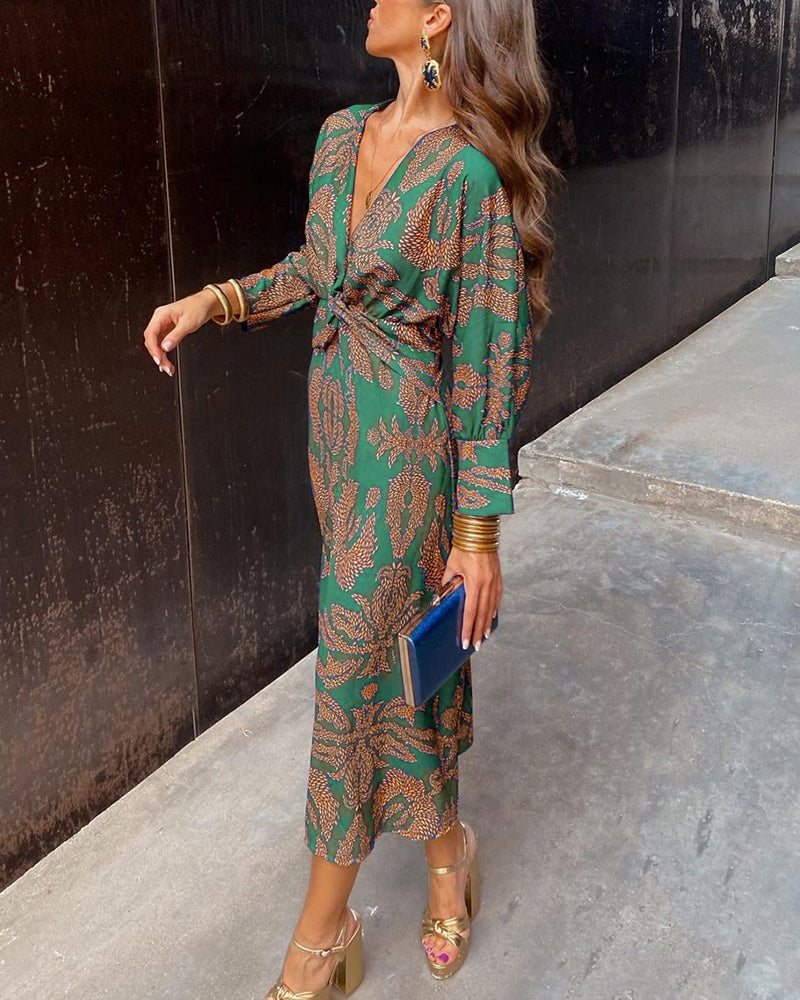 Celeste | Vestido midi Elegancia florida