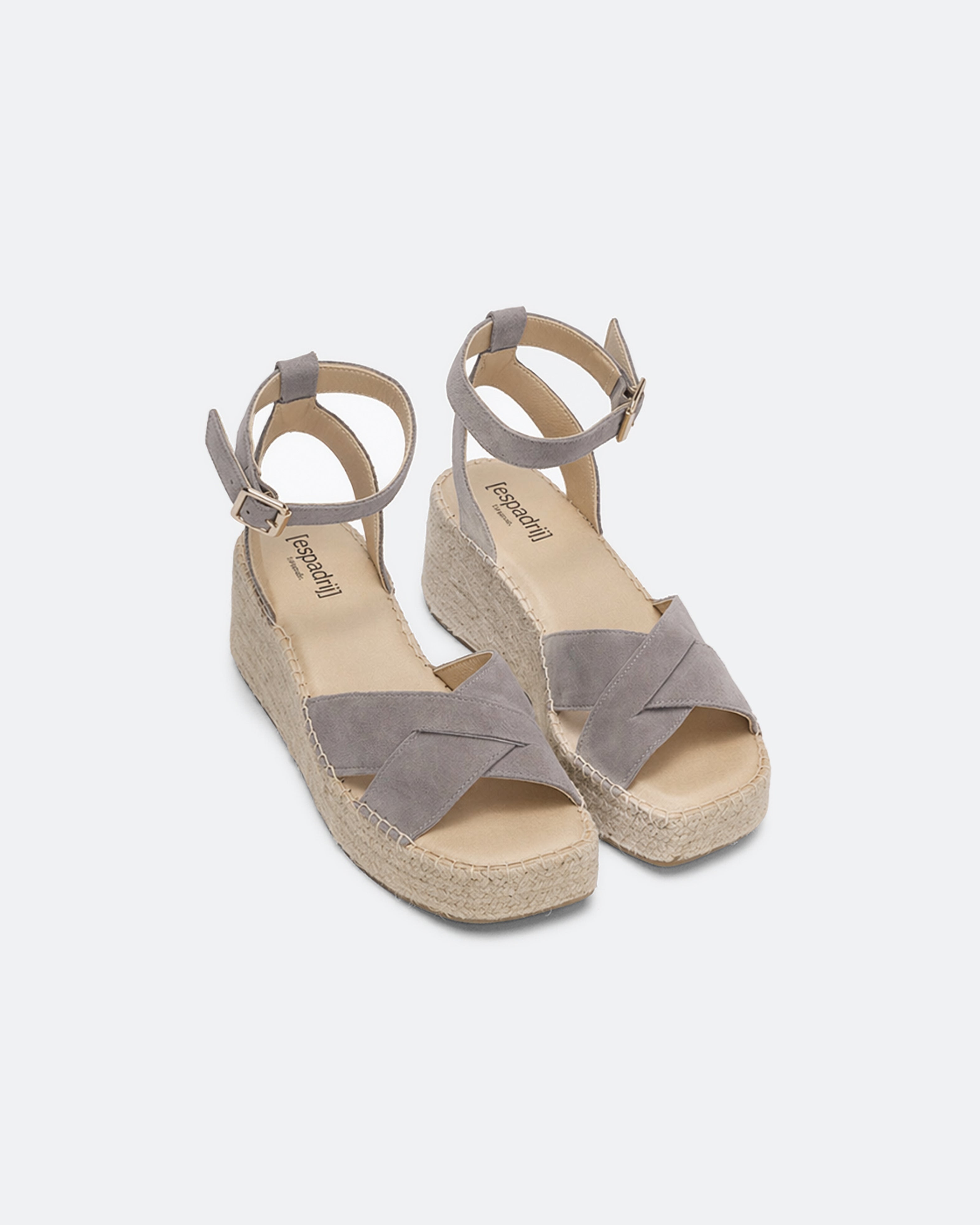 Croix Velour High - gris piedra