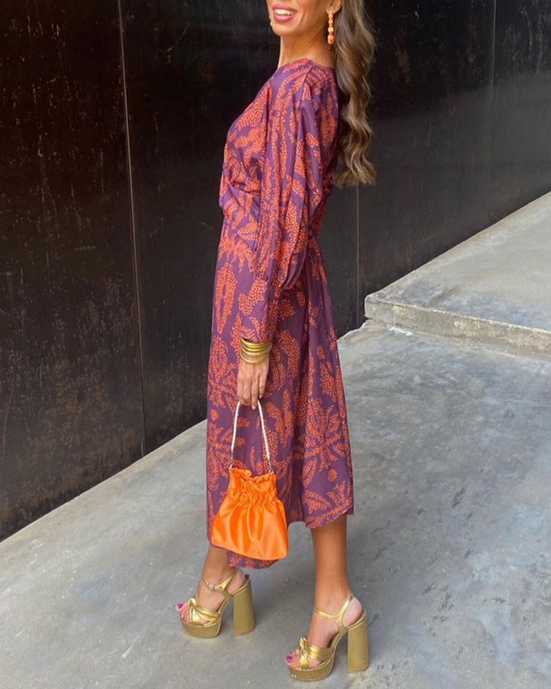 Celeste | Vestido midi Elegancia florida
