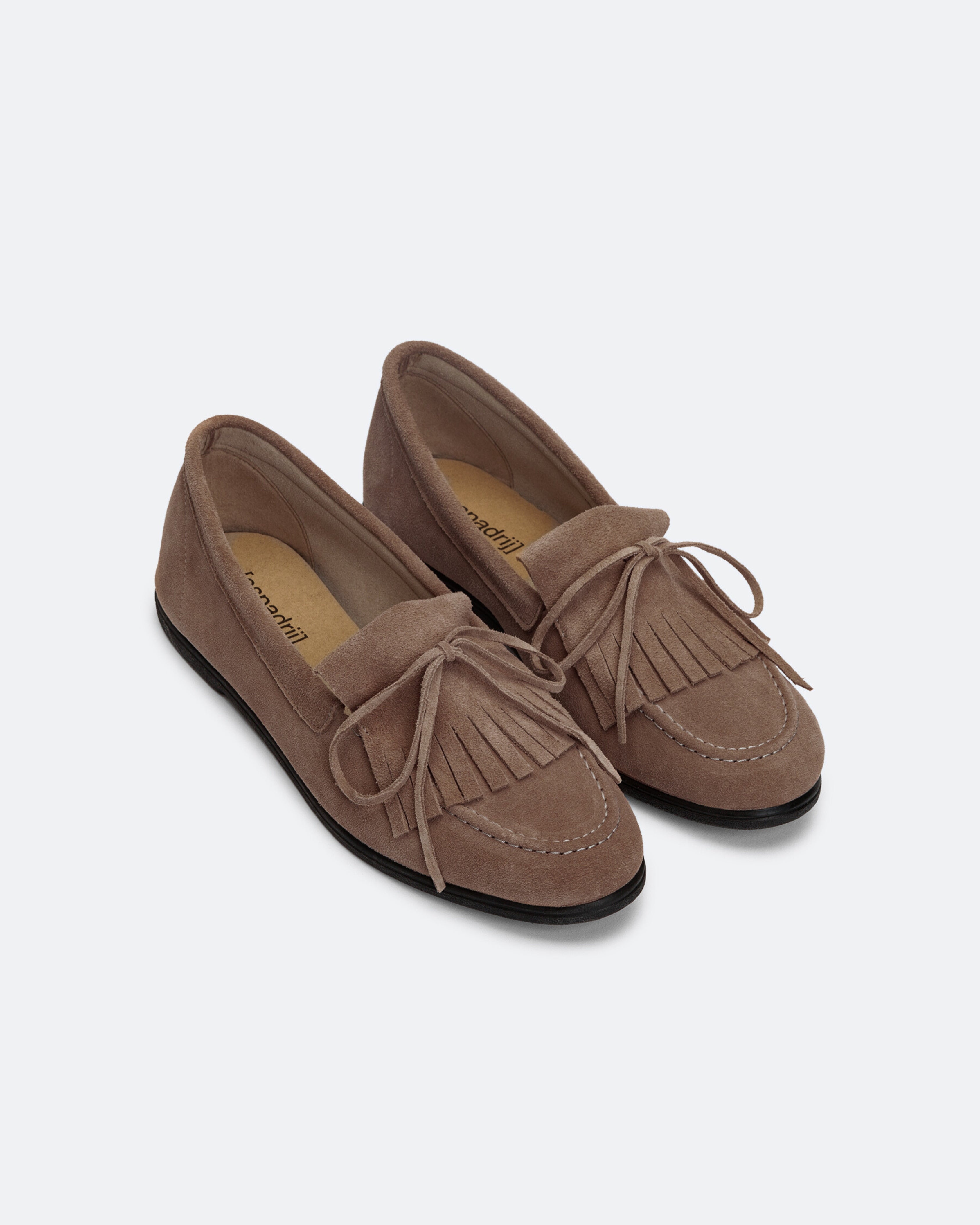 Moccasins Velour - tabaco
