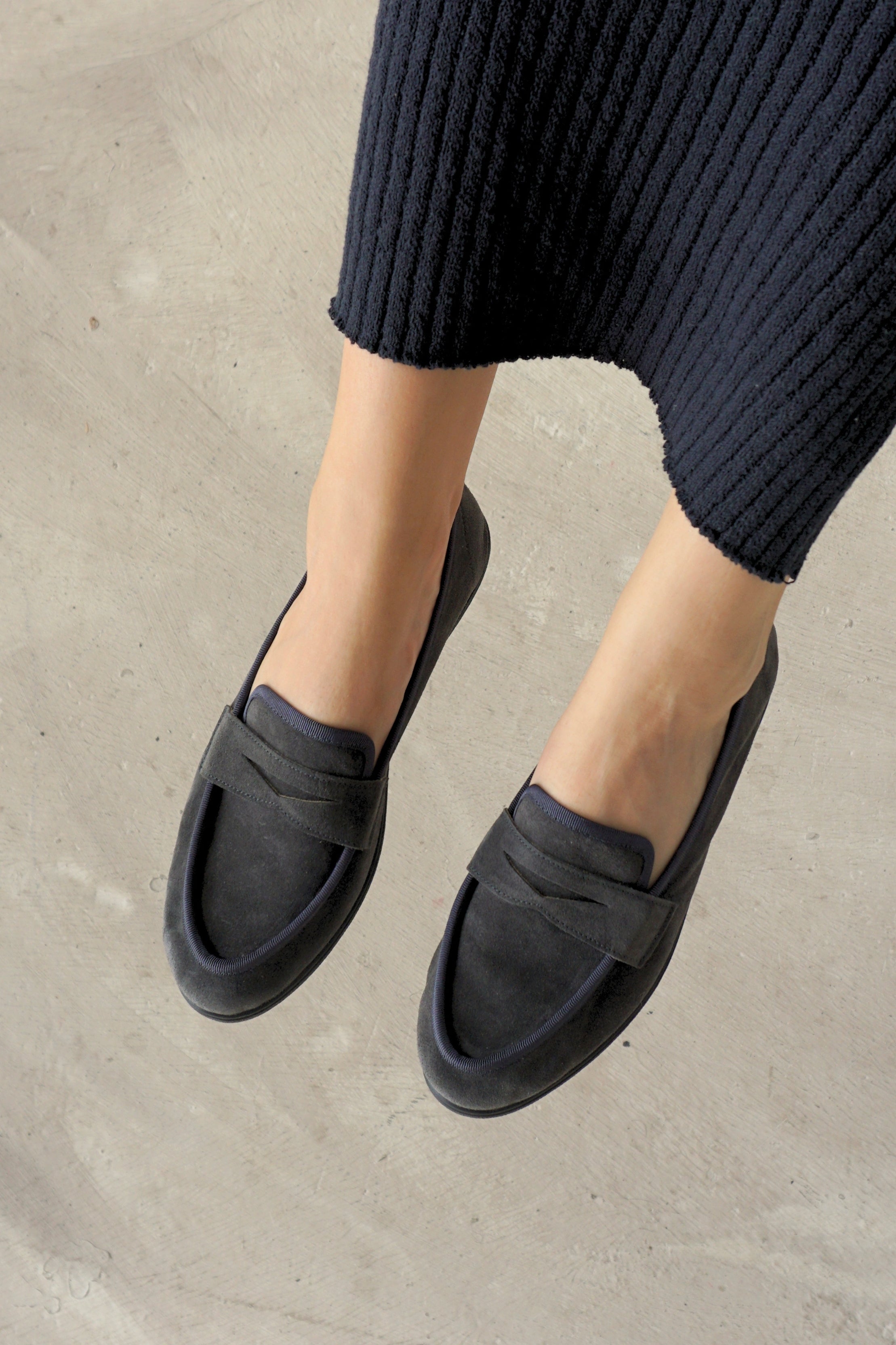 Loafer Classic Velour - carbon