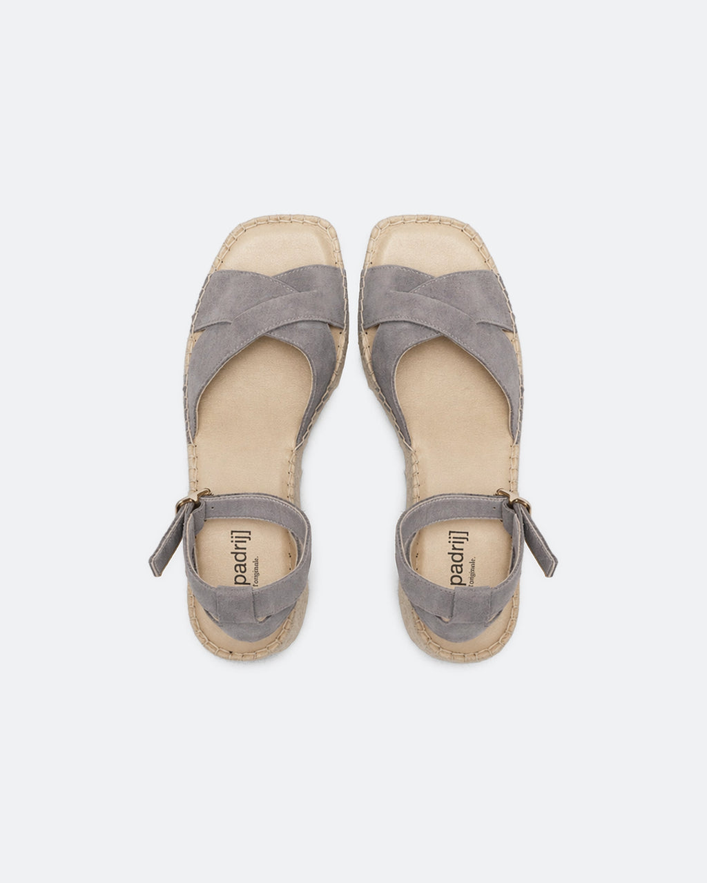 Croix Velour High - gris piedra