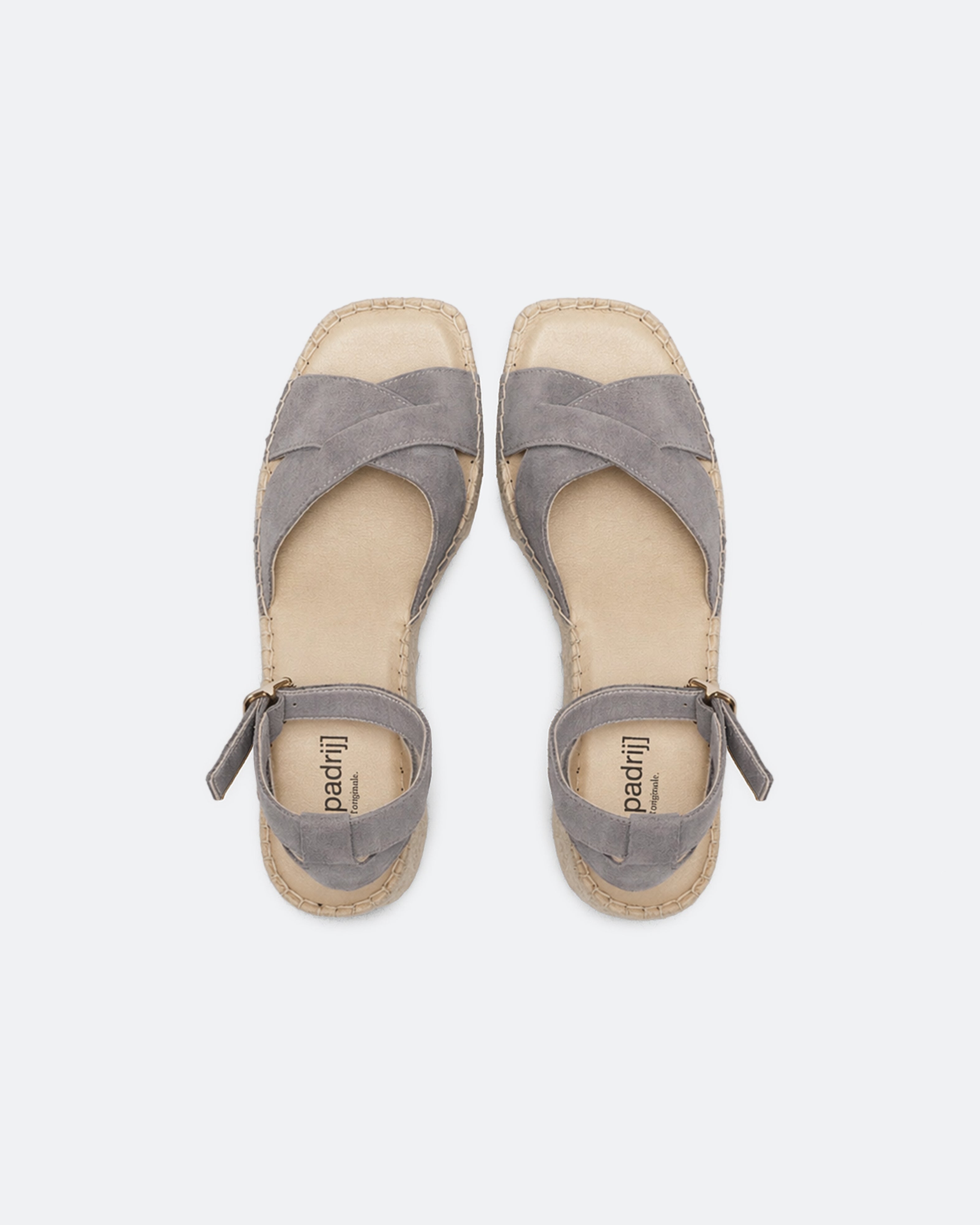 Croix Velour High - gris piedra
