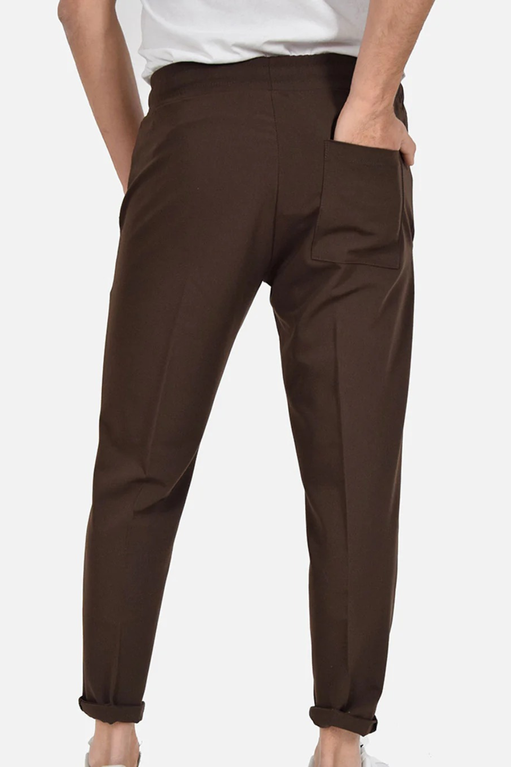 Pantalones con cordón en la cintura