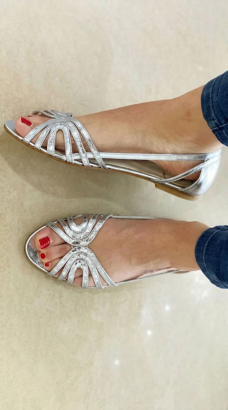 Eleonora | Sandalias doradas Luce d'Estate