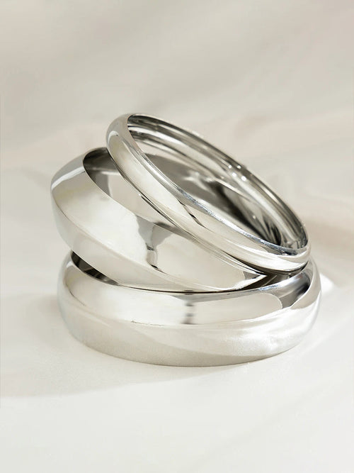 Blanca™ - Pulsera de 3 piezas elegante con diseño sofisticado
