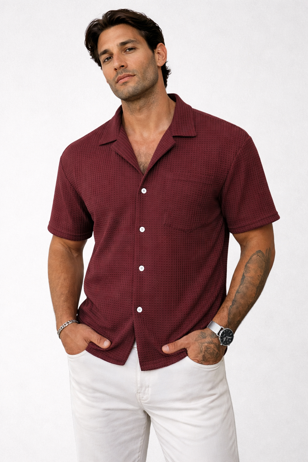 Camisa de manga corta