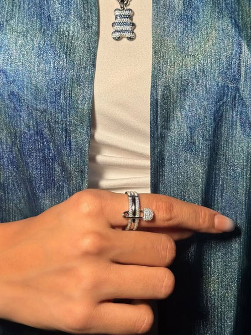 Blanca™ - Anillo elegante Mónica con diseño sofisticado y exclusivo