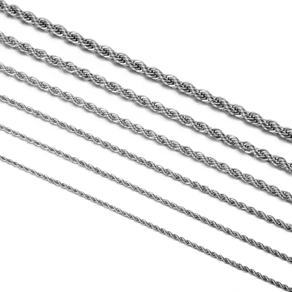 cadena de plata